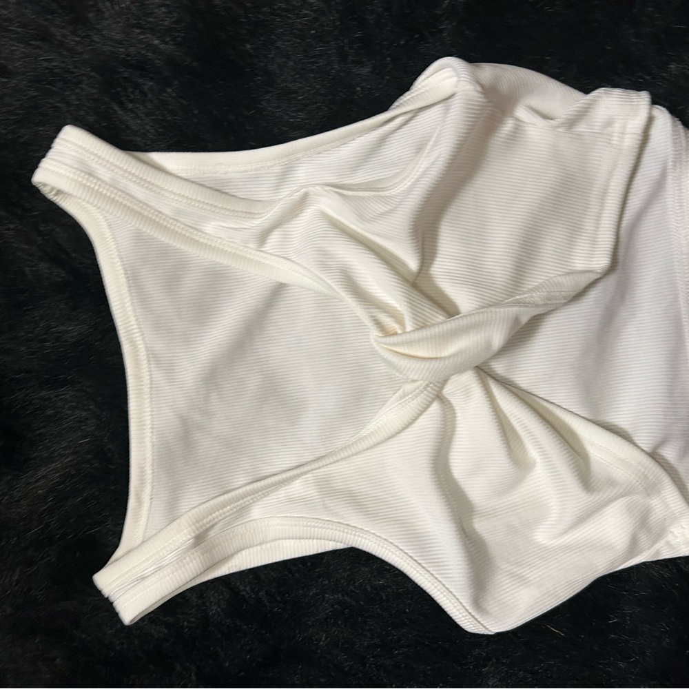 Elegant White Women's Intimate Top